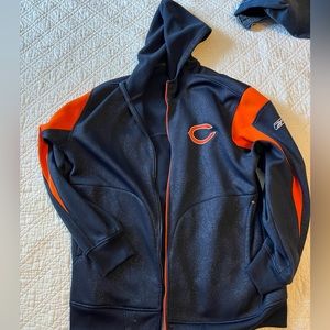 PMJ104 - Reebok, Men’s, 2XL, Chicago Bears, NFL, full zip hoodie